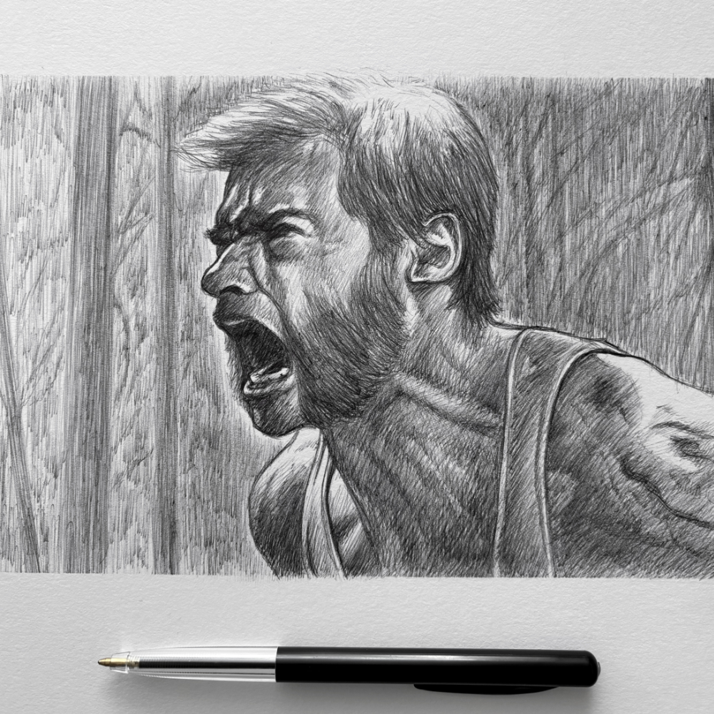 Logan rage sketch