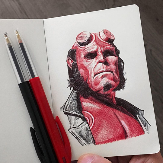 Hellboy Sketch