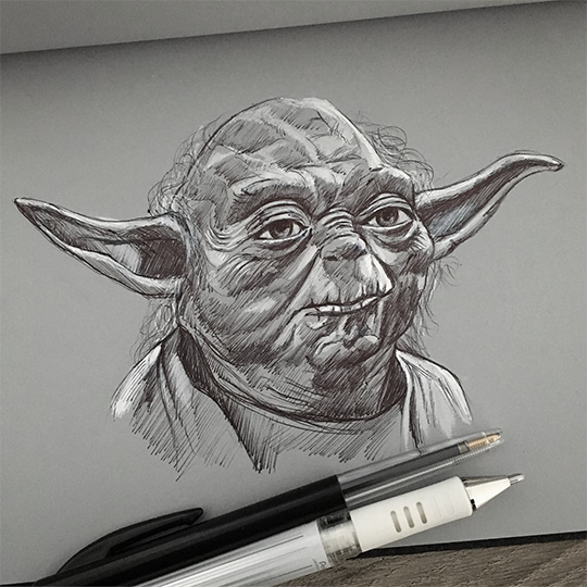 Yoda Sketch